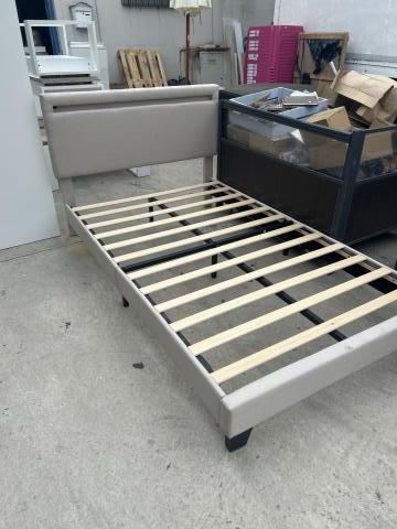 CAMA BEIGE 120X200CM
