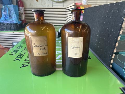 BOTELLA AMBAR h=Ø15 h=37