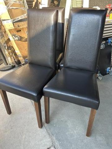 LOTE DE 4 SILLAS DE COMEDOR CHOCO