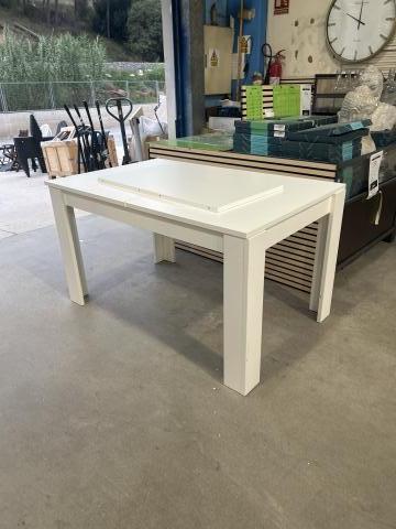 MESA EXTENSIBLE BLC C/DETALL 140X90